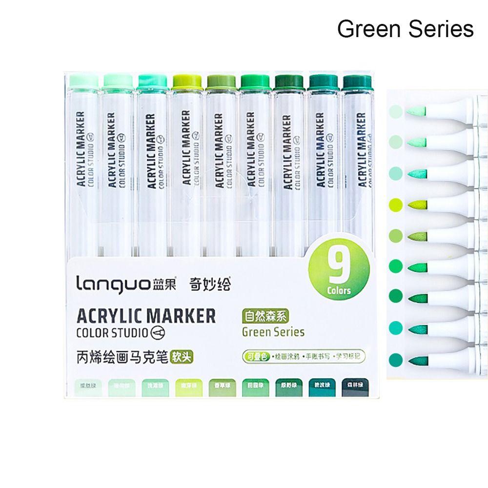 Художественные Канцелярские Товары Акриловая Ручка Штабелируемая Цветная Художественные Фломастеры Высококачественная Цветная Ручка